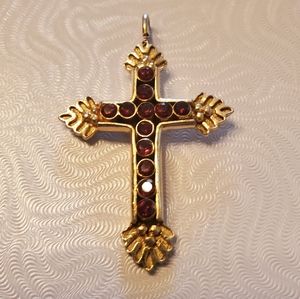 Garnet Antique Cross